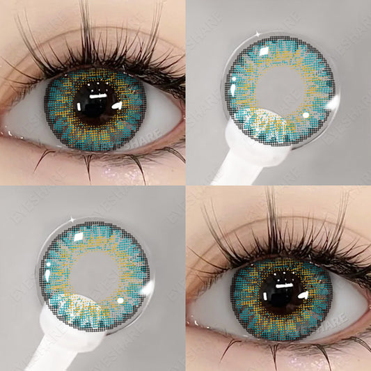 3TONE Turquoise 14.5mm 1 Pair | 1 Year