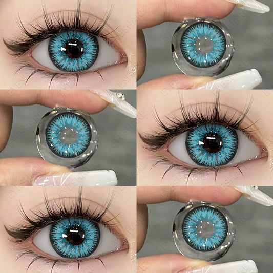 Cosplay AYY Blue 14.5mm 1 Pair | 1 Year