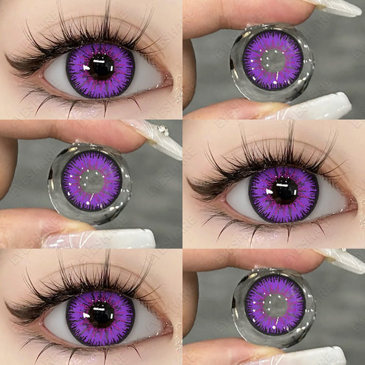 Cosplay AYY Purple 14.5mm 1 Pair | 1 Year