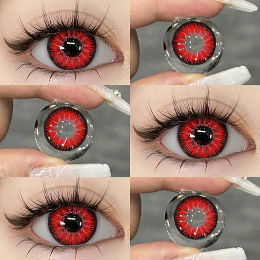 Cosplay AYY Red 14.5mm 1 Pair | 1 Year