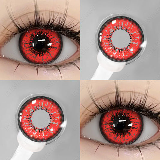 Cosplay Bella Red 14.5mm 1 Pair | 1 Year
