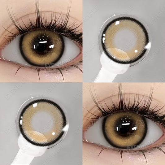 Bubble Brown 14.5mm 1 Pair | 1 Year