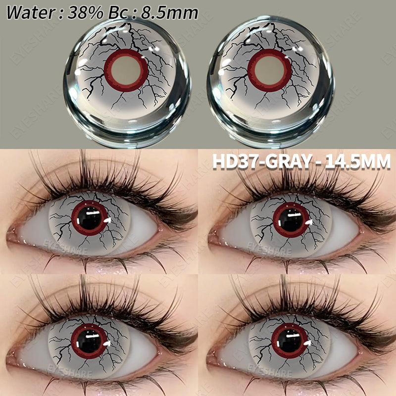 EYESHARE Color Contact Lenses HD38 Blue Halloween Cosplay Contacts –  eyesharelens