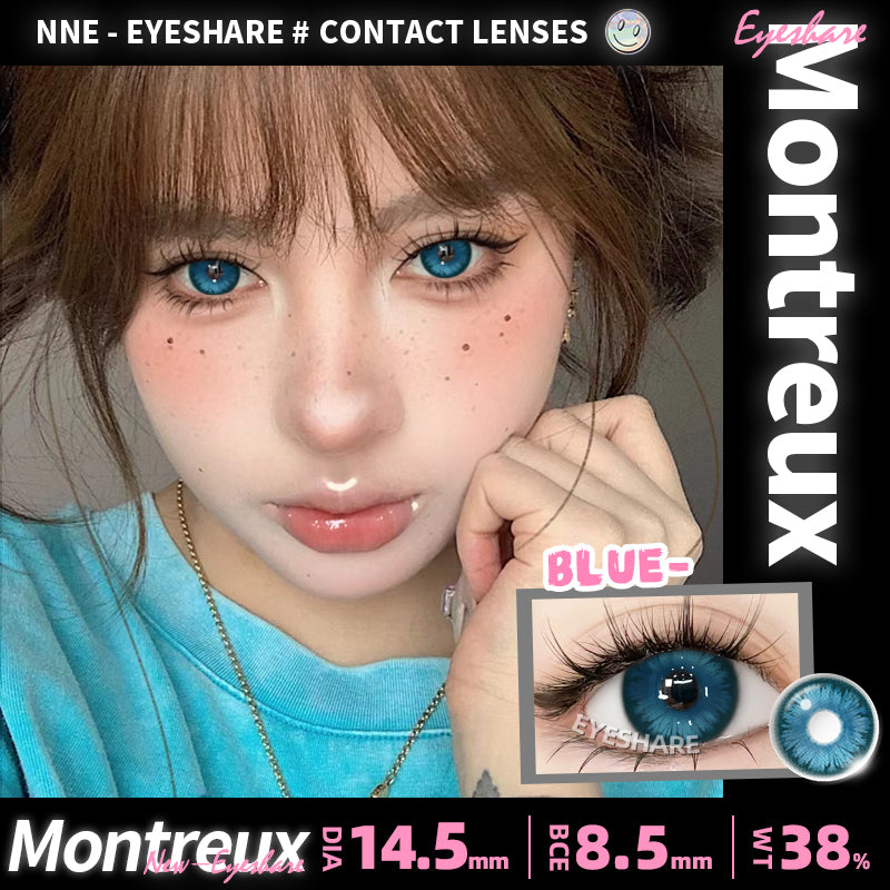 Cosplay Montreux Blue 14.5mm 1 Pair | 1 Year