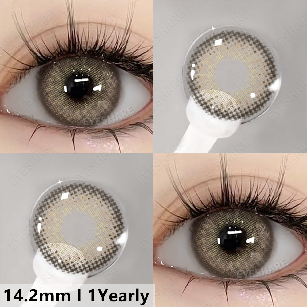 Myakhie Brown 14.2mm 1 Pair | 1 Year – eyesharelens