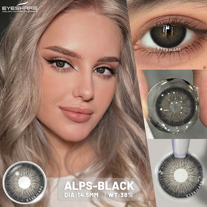 Alps Black 14.5mm 1 Pair | 1 Year