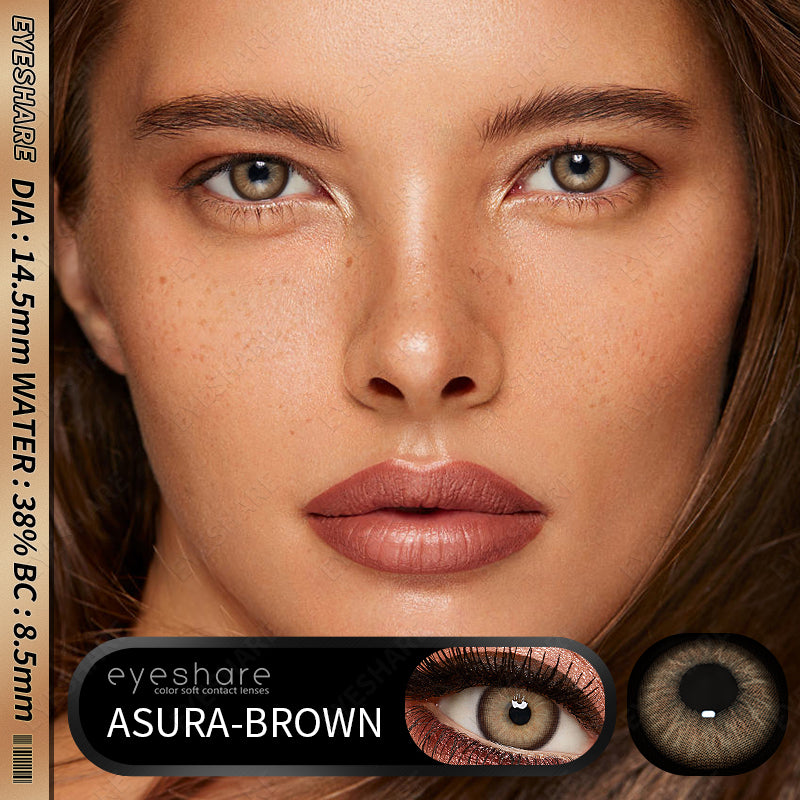 Asura Brown14.5mm 1 Pair | 1 Year