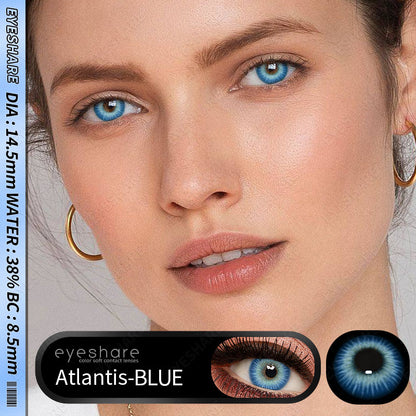 Atlantis Blue 14.5mm 1 Pair | 1 Year