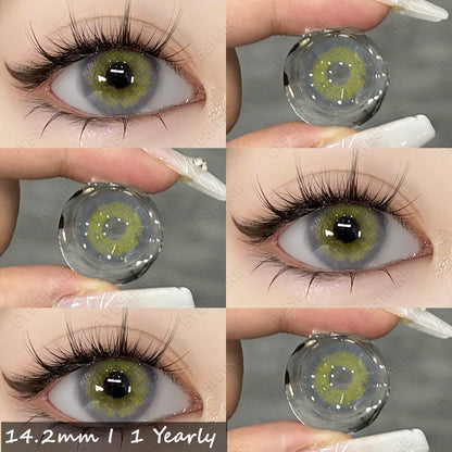 Aurora Yellow Gray 14.2mm 1 Pair | 1 Year