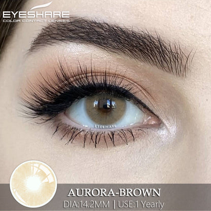 Aurora Brown 14.2mm 1 Pair | 1 Year