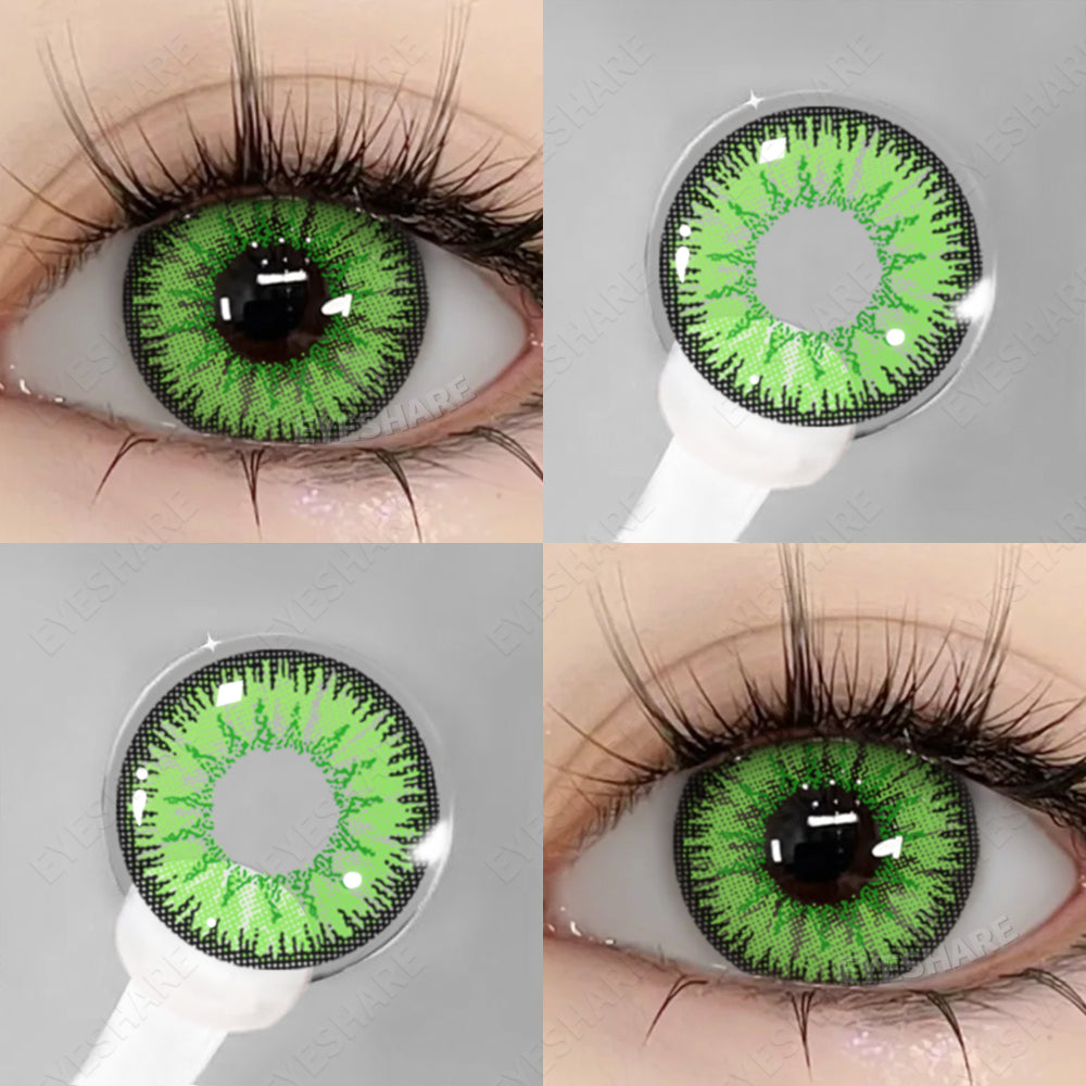 Cosplay AYY Green 14.5mm 1 Pair 1 Year