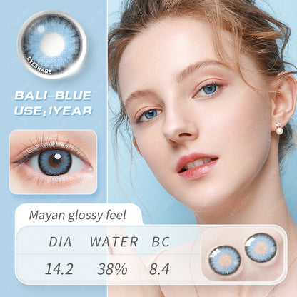 Bali Blue 14.2mm 1 Pair | 1 Year