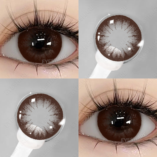 Beautyeye Chocolate 14.5mm 1 Pair | 1 Year