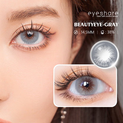 Beautyeye Gray 14.5mm 1 Pair | 1 Year