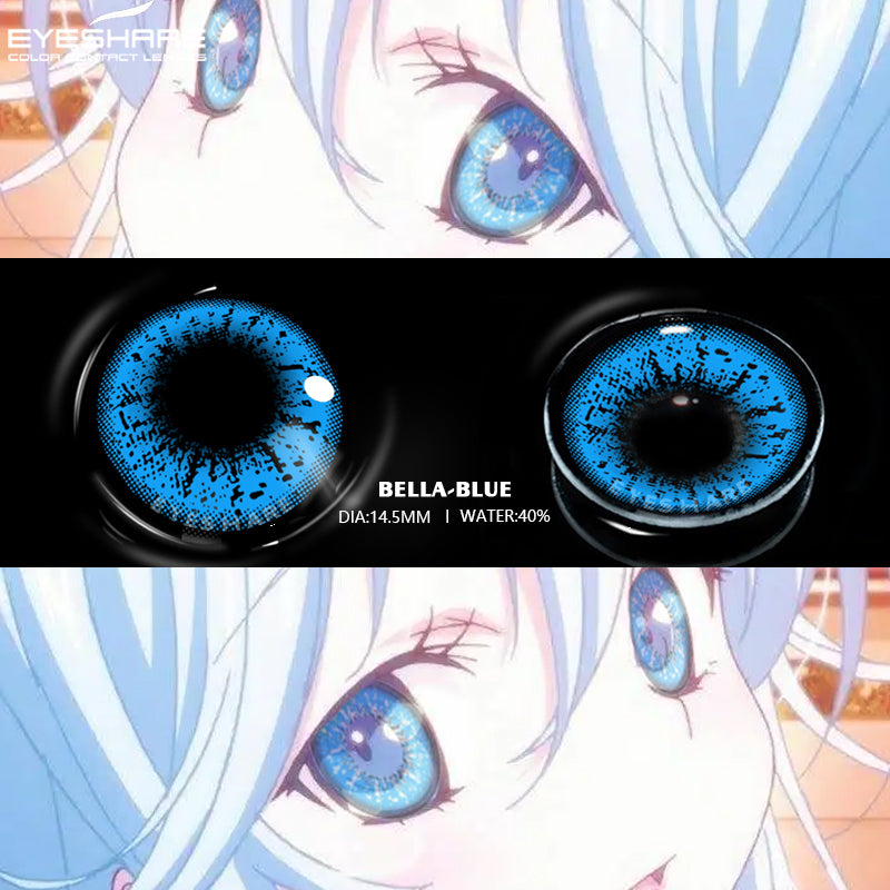 Cosplay Bella Blue 14.5mm 1 Pair | 1 Year