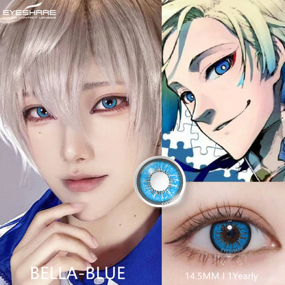 Cosplay Bella Blue 14.5mm 1 Pair | 1 Year