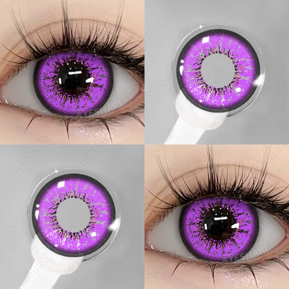 Cosplay Bella Purple 14.5mm 1 Pair | 1 Year