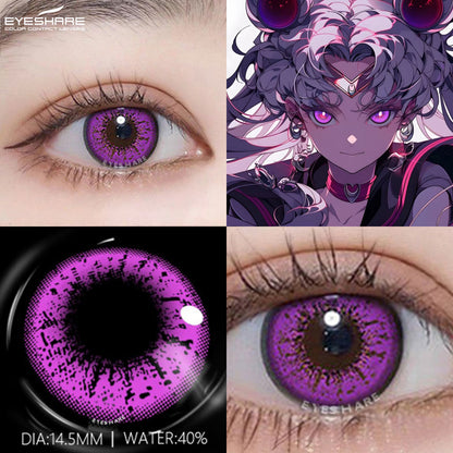 Cosplay Bella Purple 14.5mm 1 Pair | 1 Year