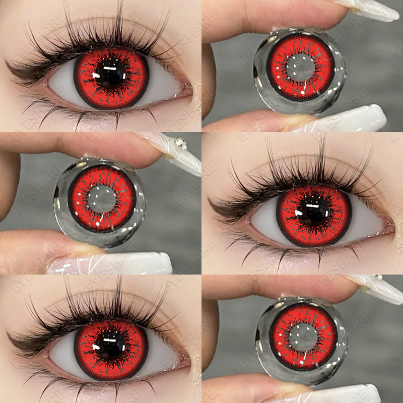 Cosplay Bella Red 14.5mm 1 Pair | 1 Year