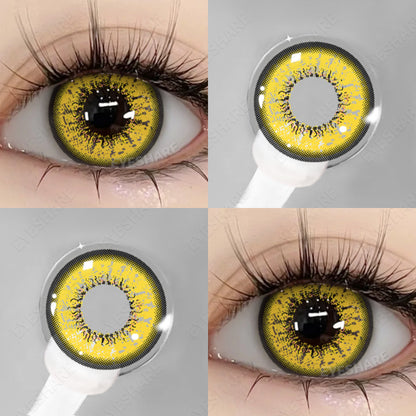 Cosplay Bella Yellow 14.5mm1 Pair | 1 Year