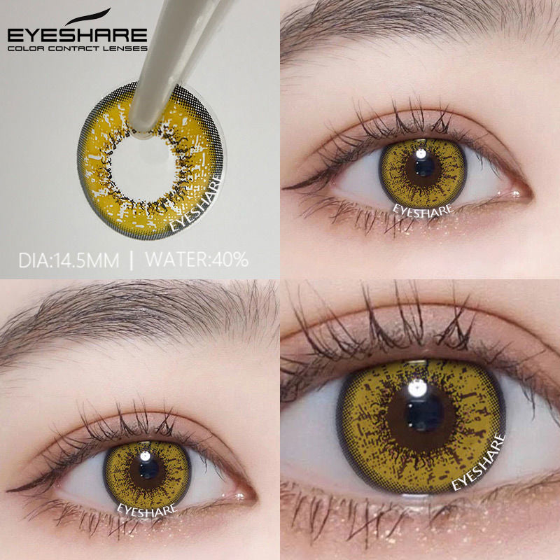 Cosplay Bella Yellow 14.5mm1 Pair | 1 Year