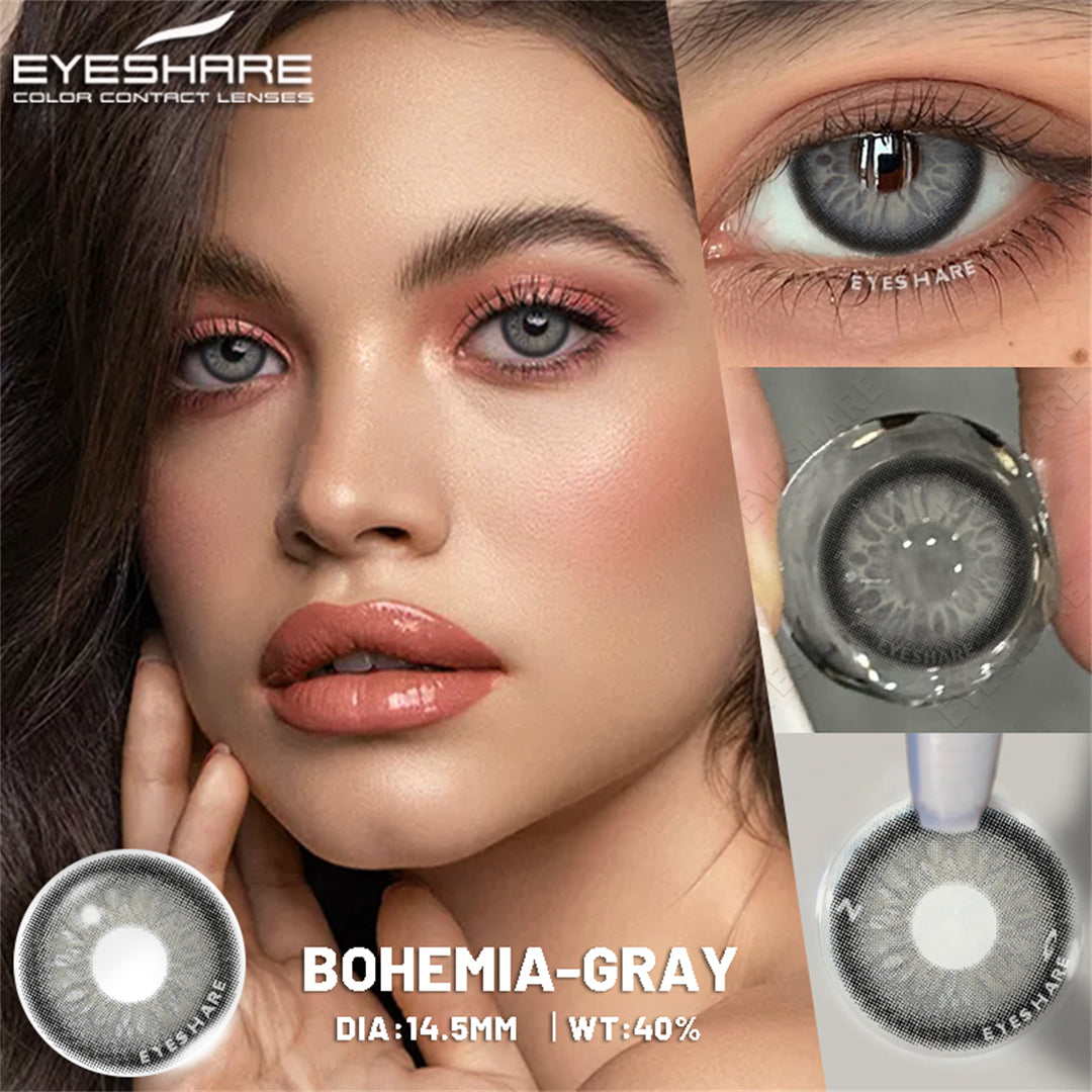 Bohemia Gray 14.5mm 1 Pair | 1 Year