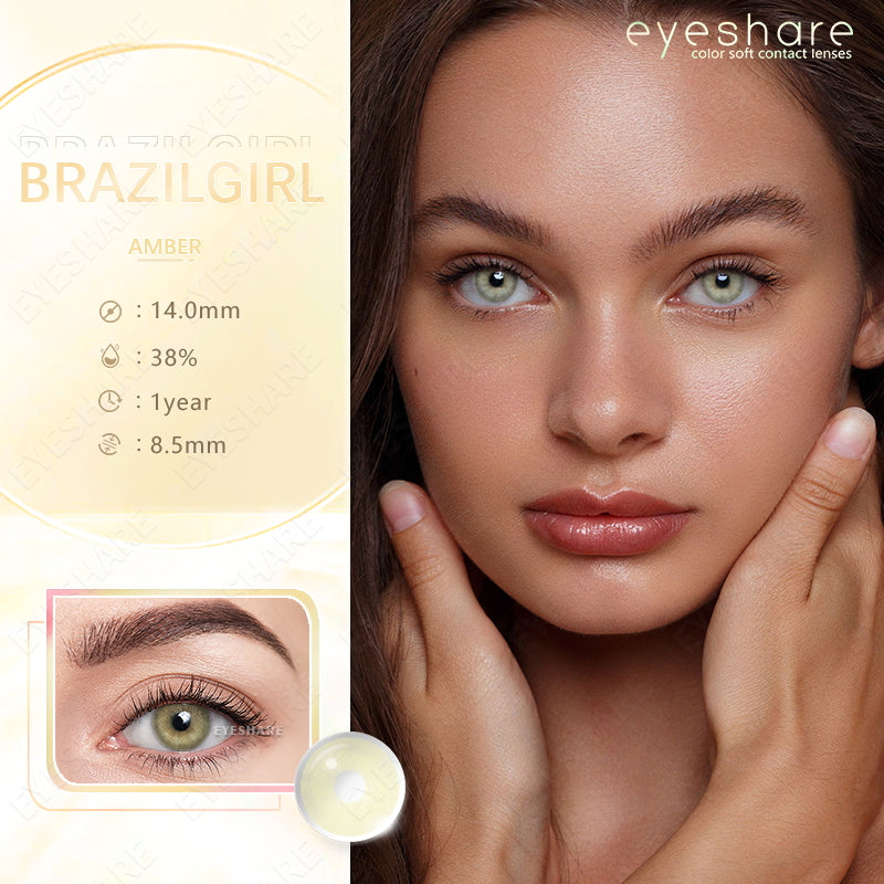 Brazilgirl  Amber 14.0mm 1 Pair | 1 Year