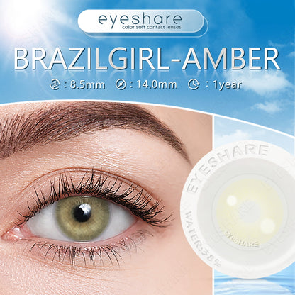 Brazilgirl  Amber 14.0mm 1 Pair | 1 Year