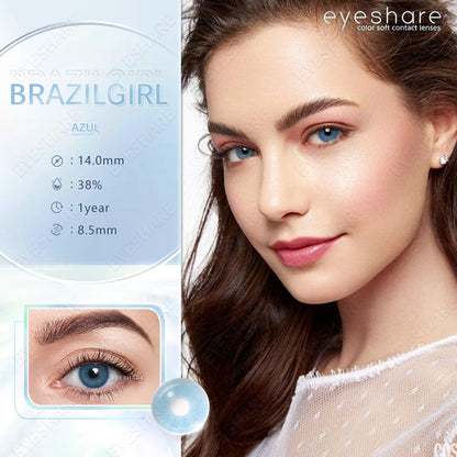 Brazilgirl Azul 14.0mm 1 Pair | 1 Year