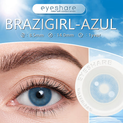 Brazilgirl Azul 14.0mm 1 Pair | 1 Year