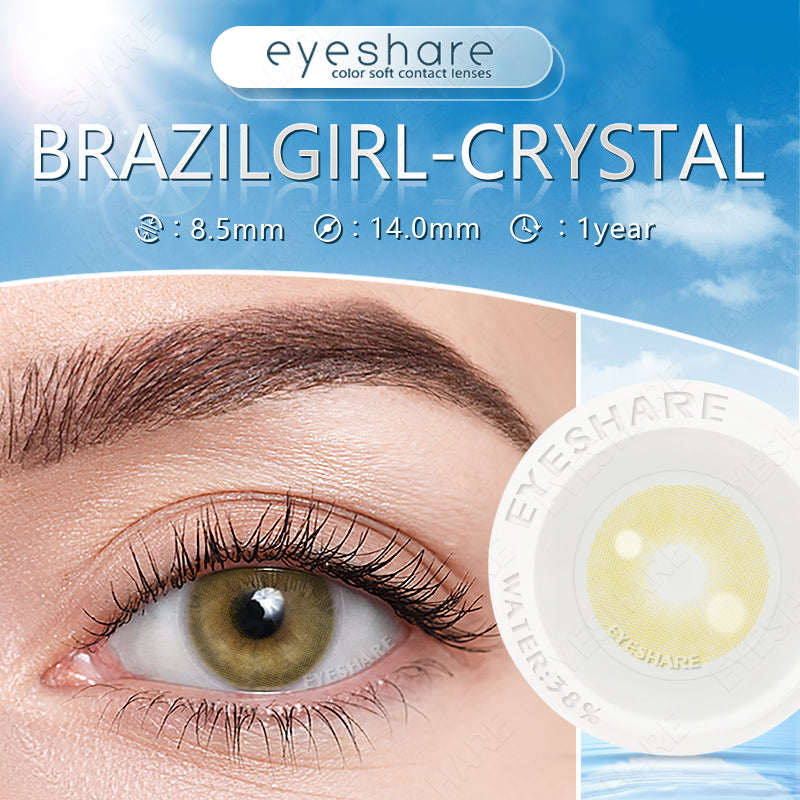 Brazilgirl Crystal 14.0mm 1 Pair | 1 Year