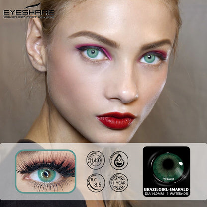 Brazilgirl Emarald 14.0mm 1 Pair | 1 Year