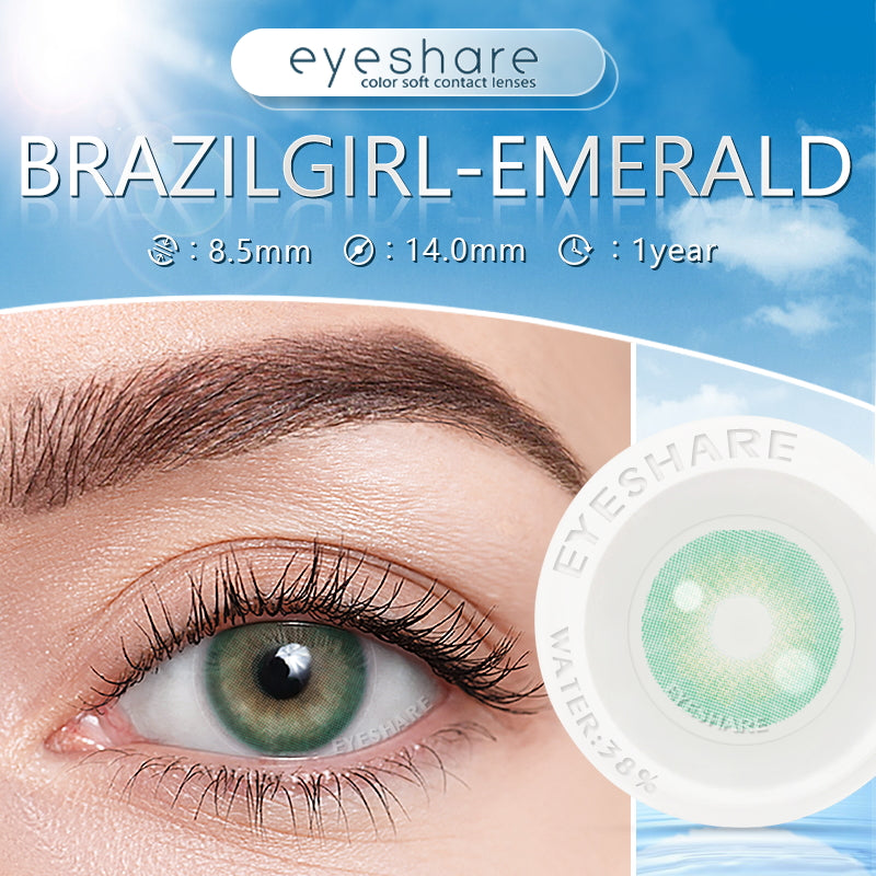 Brazilgirl Emarald 14.0mm 1 Pair | 1 Year