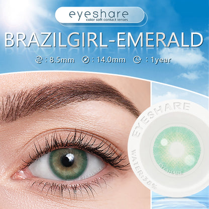 Brazilgirl Emarald 14.0mm 1 Pair | 1 Year