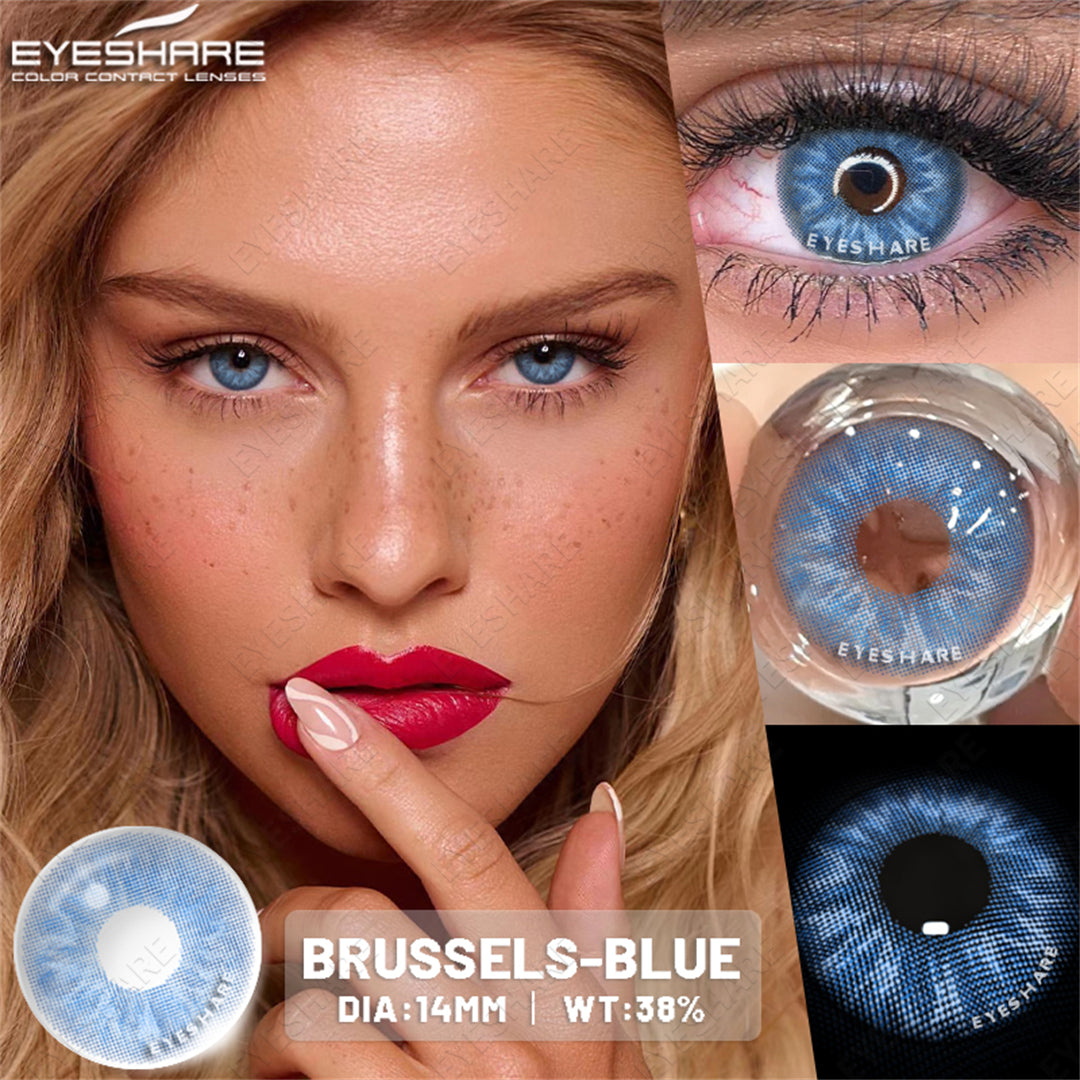 Brussels Blue 14.0mm 1 Pair | 1 Year