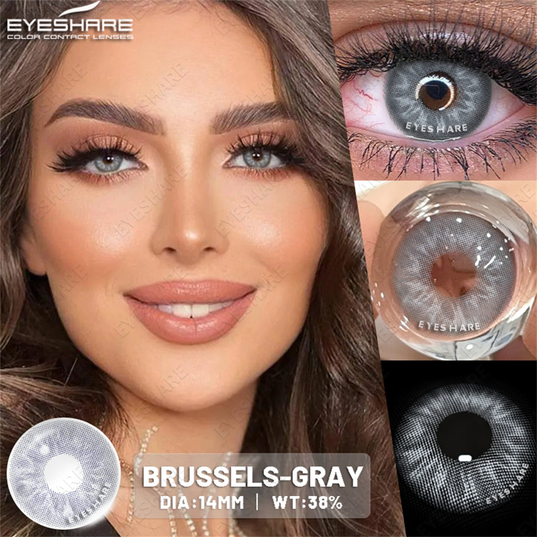 Brussels Gray 14.0mm 1 Pair | 1 Year