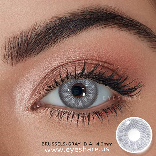 Brussels Gray 14.0mm 1 Pair | 1 Year