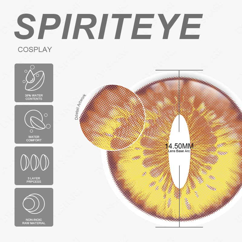 Cosplay SpiritEye 14.5mm 1 Pair | 1 Year