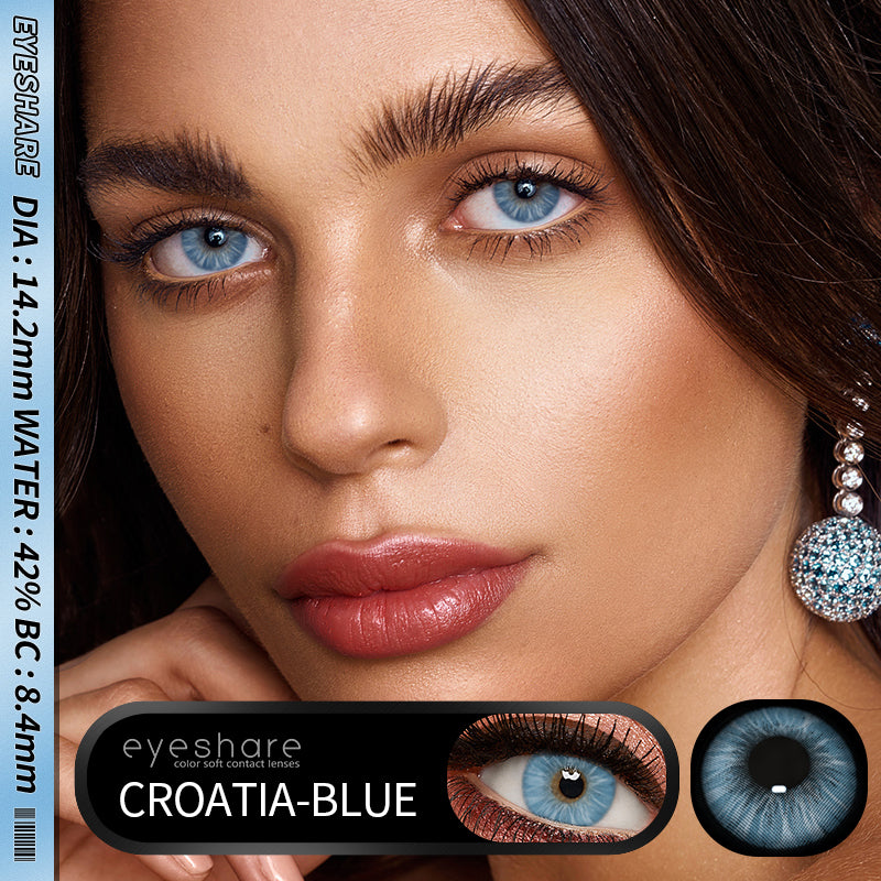 Croatia Blue 1 Day Use I 14.2mm,10 Pcs=5Pair