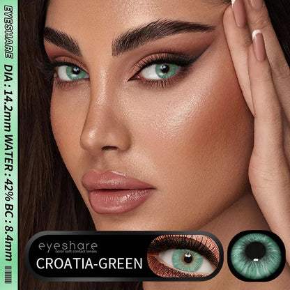 Croatia Green 14.2mm | 1 Day, 10 Pcs