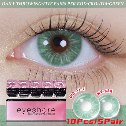 Croatia Green 14.2mm | 1 Day, 10 Pcs