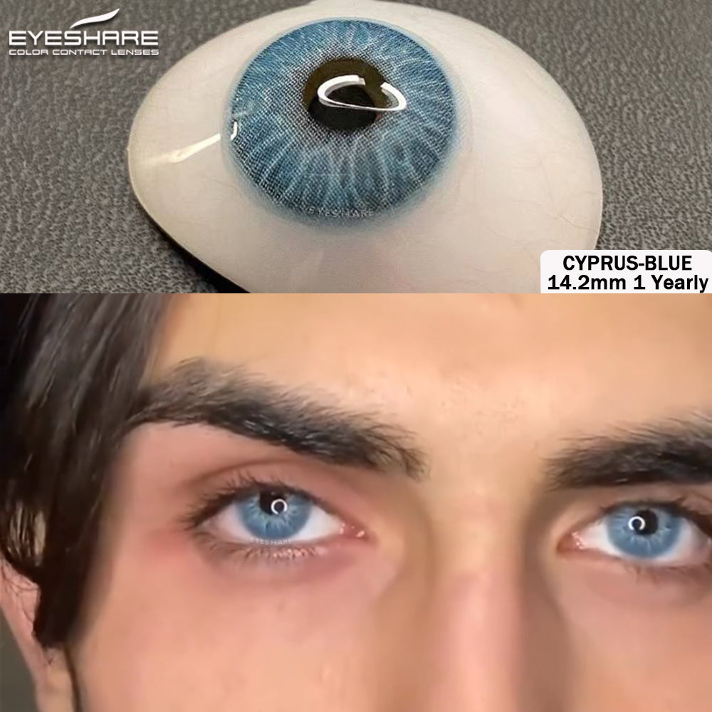 Cyprus Blue 14.2mm 1 Pair | 1 Year