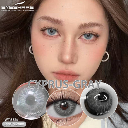 Cyprus Gray 14.2mm 1 Pair | 1 Year