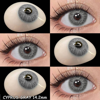 Cyprus Gray 14.2mm 1 Pair | 1 Year