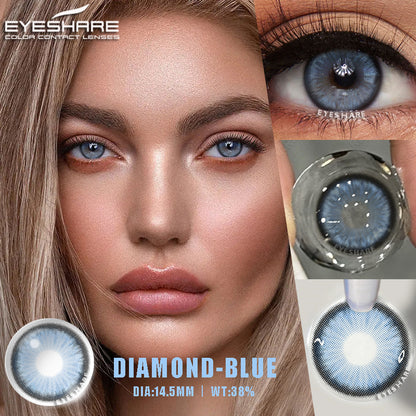 Diamond  Blue 14.5mm 1 Pair | 1 Year