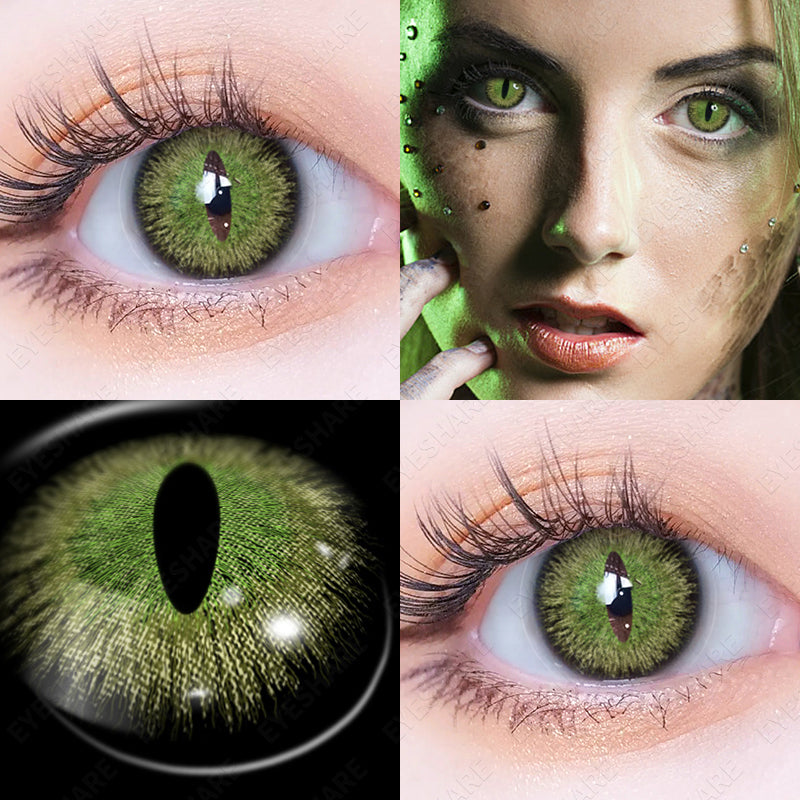 Cosplay Dinosaur Green 14.5mm 1 Pair 1 Year