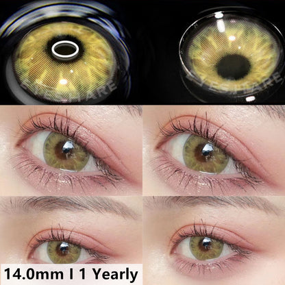 GEM Brown Color Contact Lenses 14.0mm