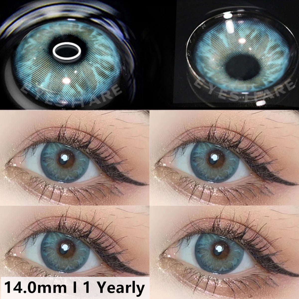 Gem Green 14.0mm 1 Pair | 1 Year