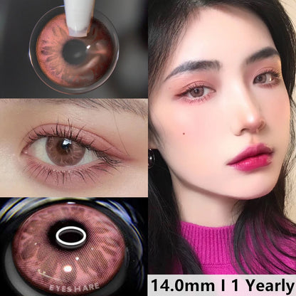 Gem Pink 14.0mm 1 Pair | 1 Year