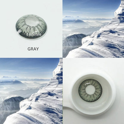 Cosplay AYY Gray 14.5mm 1 Pair | 1 Year